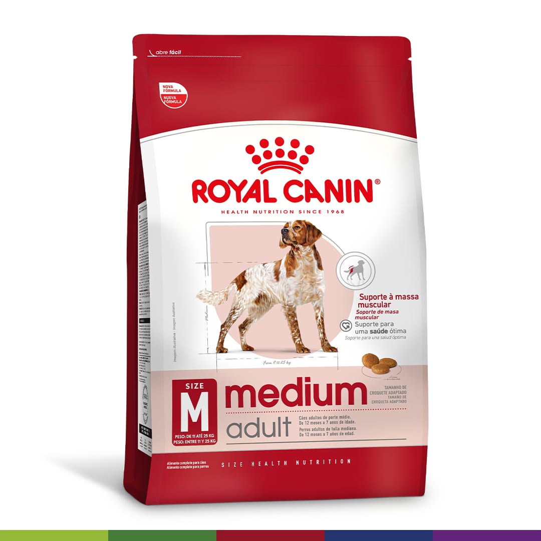 Alimento seco para perros adultos de razas medianas Medium Adulto, 2,5 kg